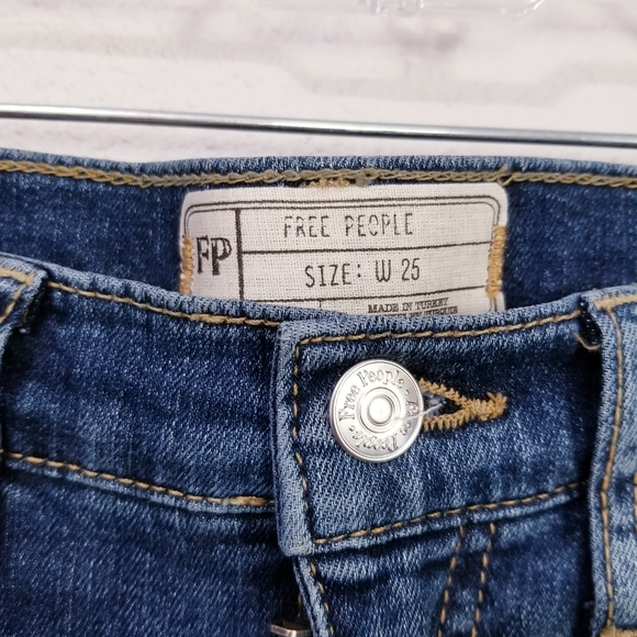 free people high rise busted skinny jeans - Picture 6 of 7